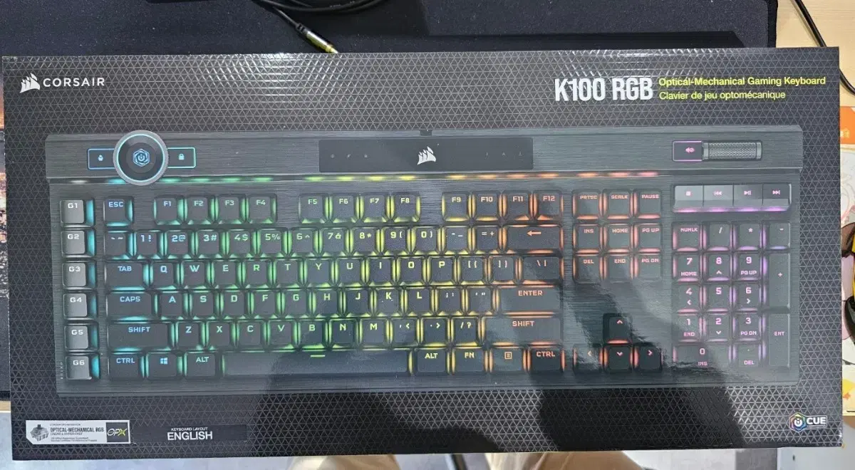 커세어 K100 OPTICAL 영문판